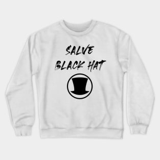 SALVE Black hat Crewneck Sweatshirt